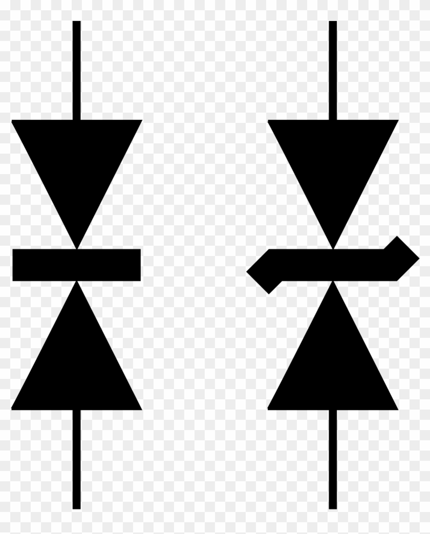 Electrical Symbol For Diode - Transient Voltage Suppression Diode Symbol #967585