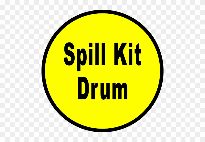 Spill Kit Drum Floor Sign - Gdynia #967692