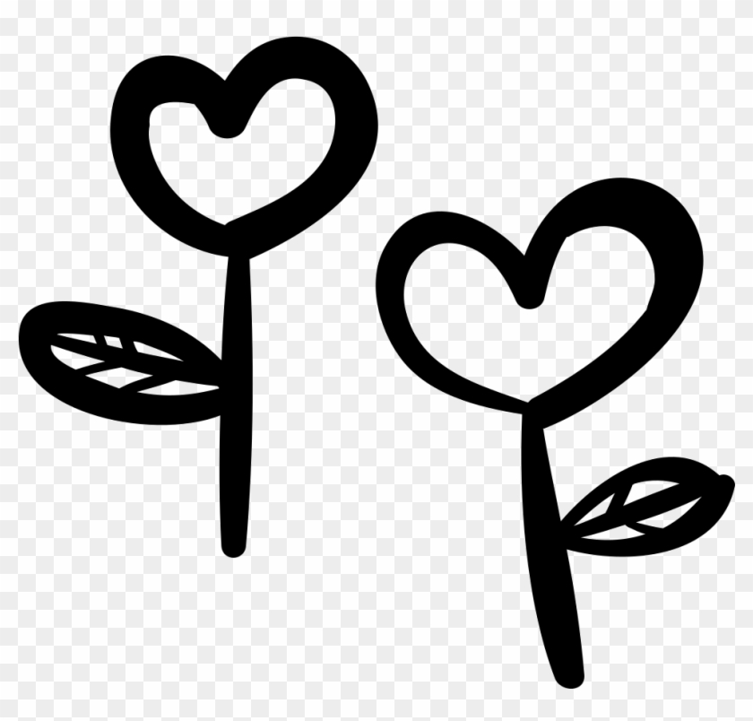 Two Heart-shaped Flowers Comments - Mensagens De Parabens Pra Mim #967776