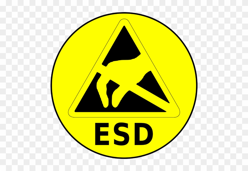 Esd Floor Sign - Esd Sign #967808