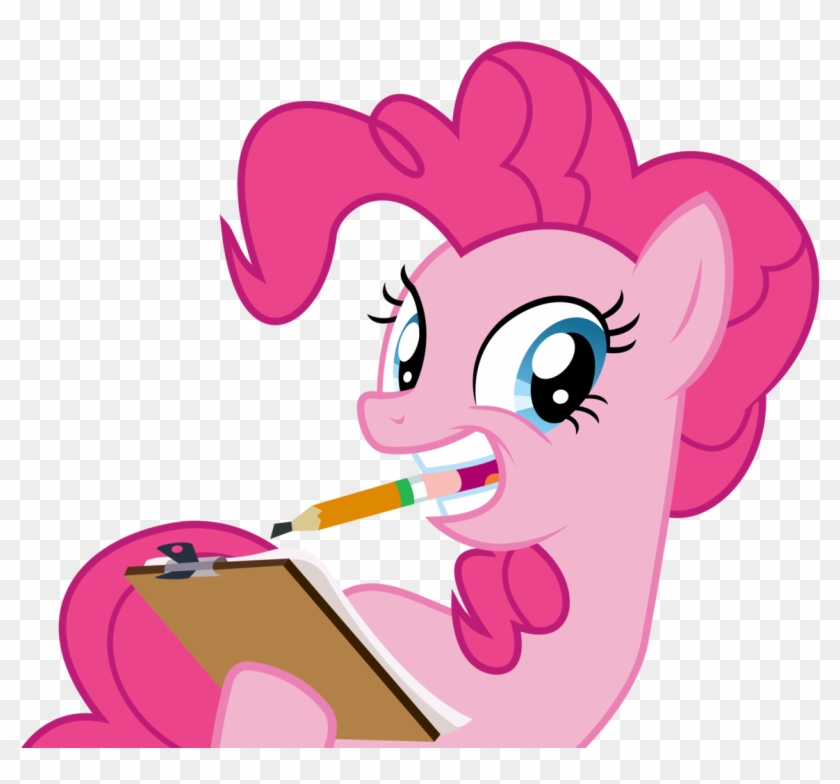 Sketchmcreations, Clipboard, Mouth Hold, Pencil, Pinkie - Cartoon #967879
