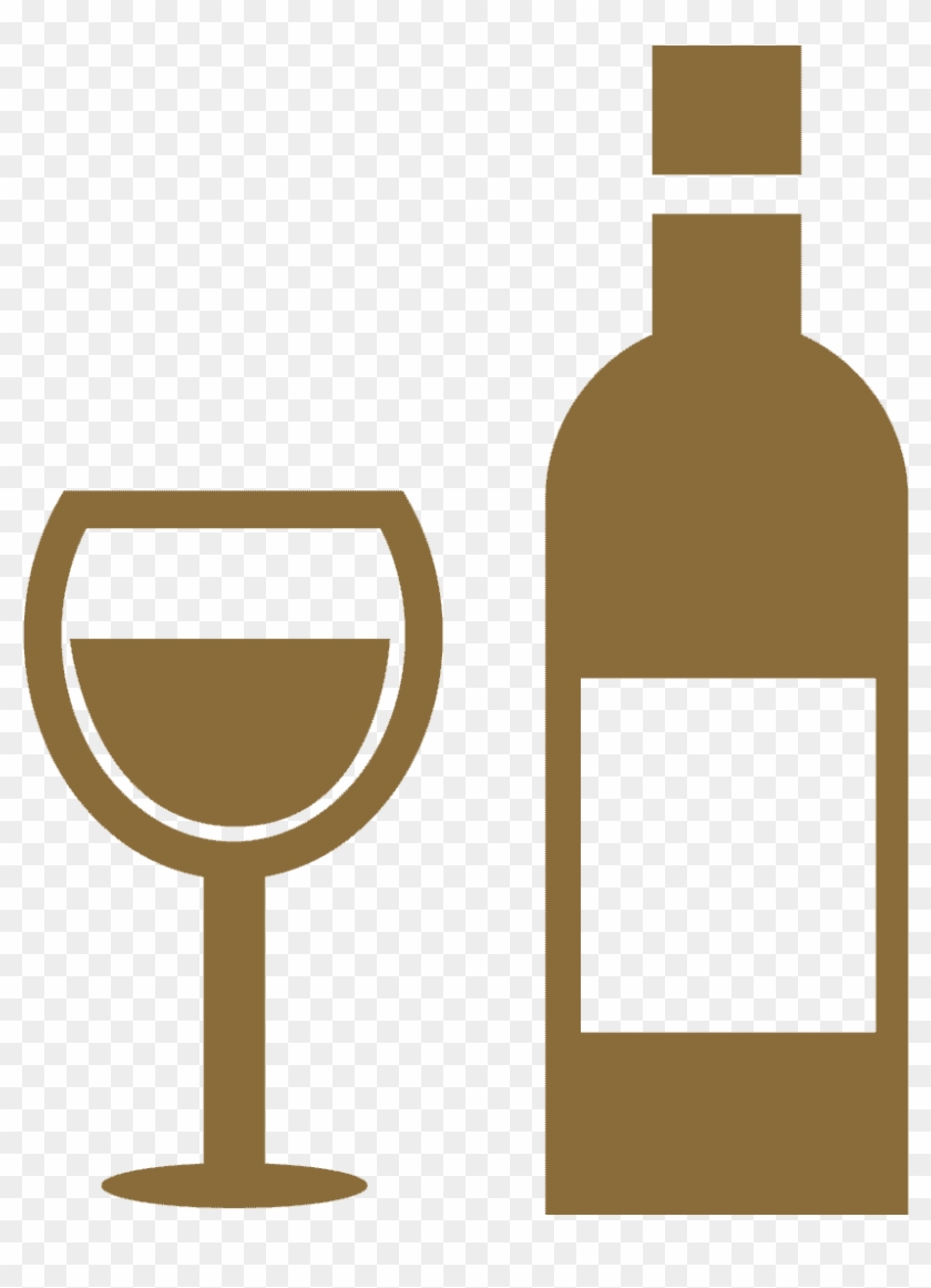 Gold Wine Glass Clipart 4 By Lisa - Wine And Glass Png Icon #968001