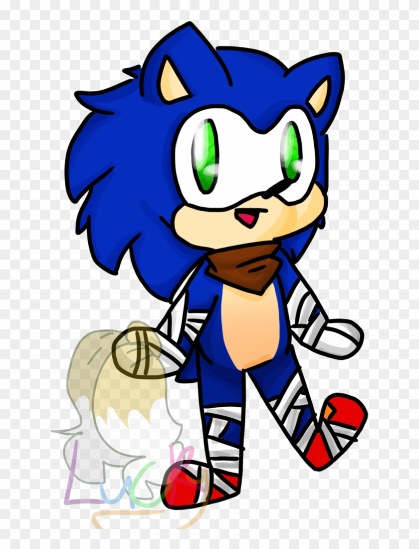 Cute Sonic By Lucky Fox Tails - Digital Art #968071