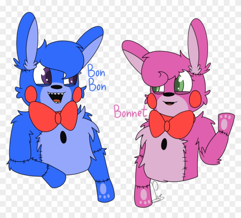 Bon Bon And Bonnet By Soundwavepie - Fnaf Bon Bon X Bonnet #968156