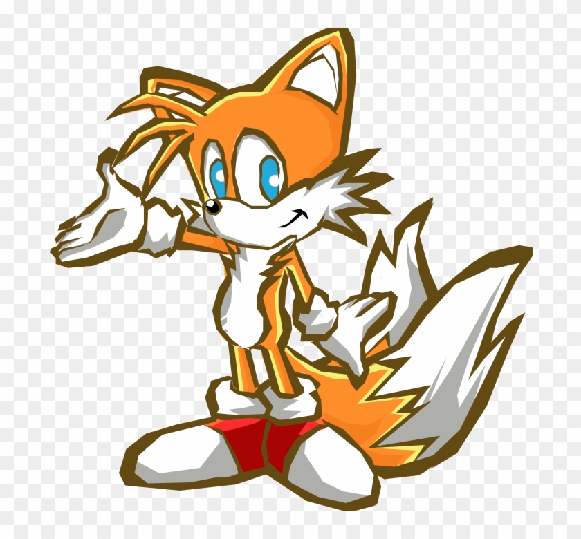 Tails Battle Style My Second By Eggmanrules - Sonic Battle Tails Png #968165