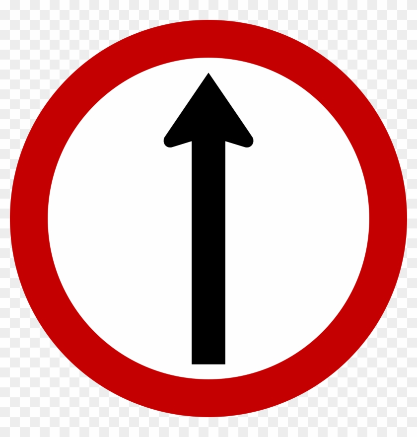 If You Are Thinking How Precisely You Get An Instant - No Straight Ahead Sign #968225