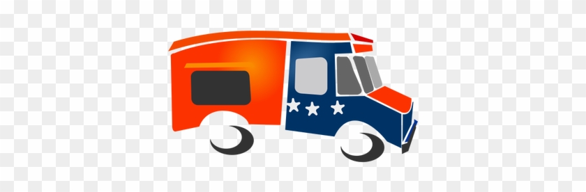 Food Truck Vector Drawing - Food Truck In Graphics #968253