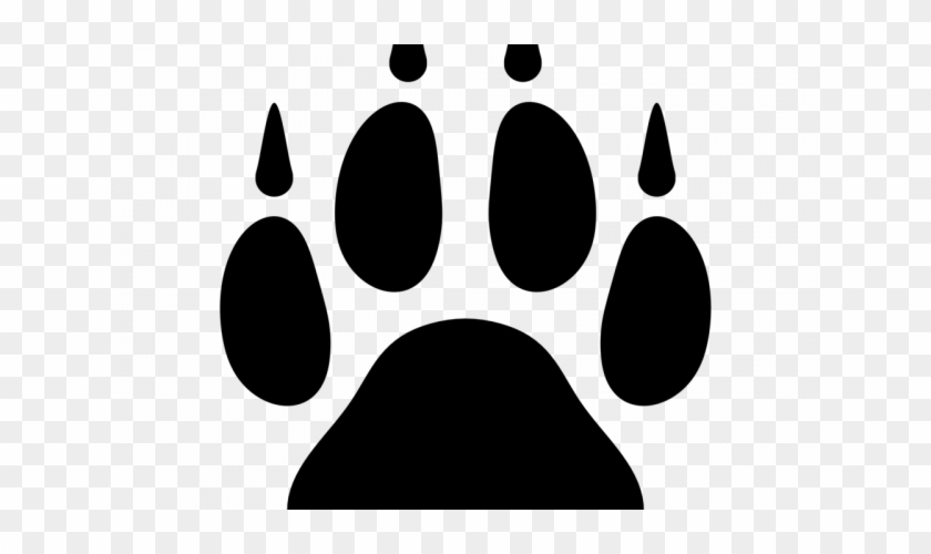 Wolf Print Clipart Best Tiger Paw Print Svg Free Transparent Png Clipart Images Download