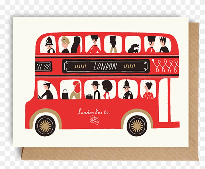 London Buses Double-decker Bus Clip Art - London Bus Illustration #968284