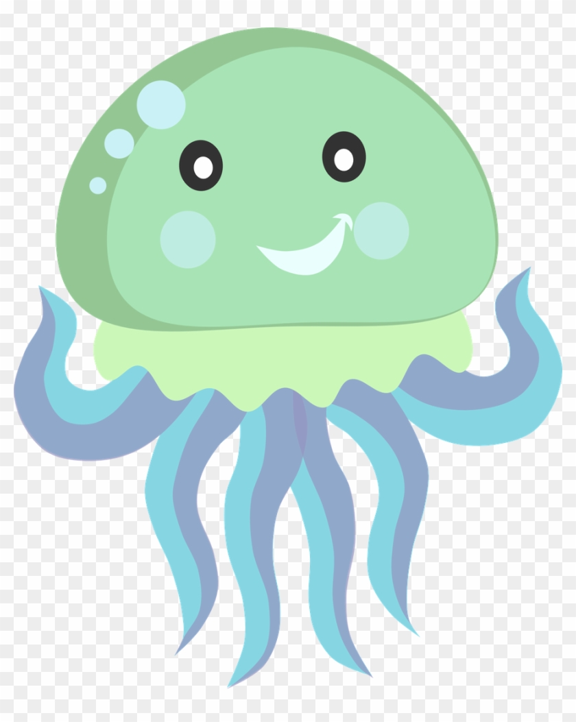 Ocean Jellyfish Cliparts - Jellyfish Clipart #968373