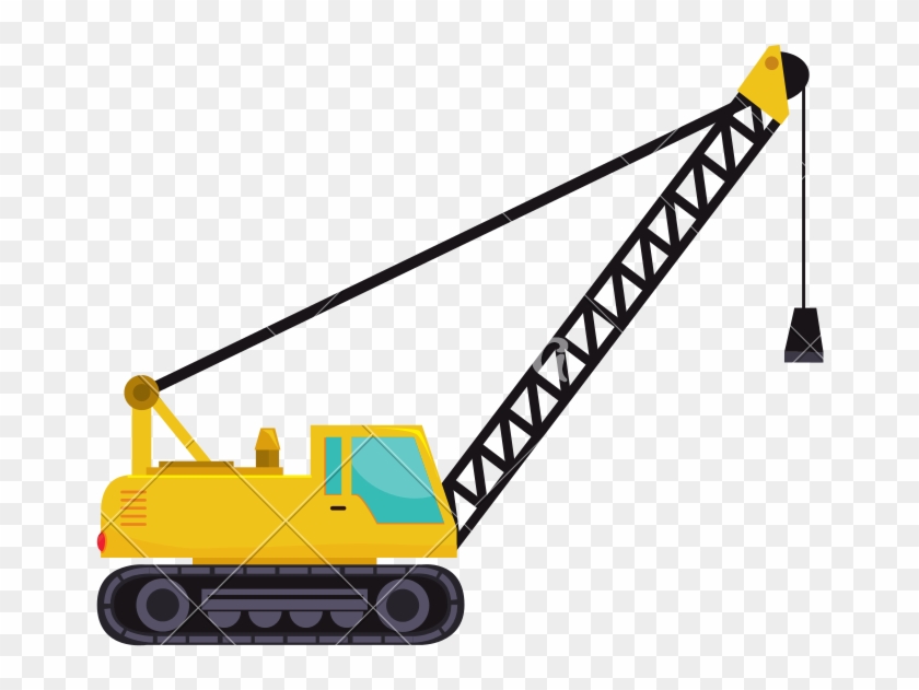 Cargo Crane Truck - Vector Graphics #968430