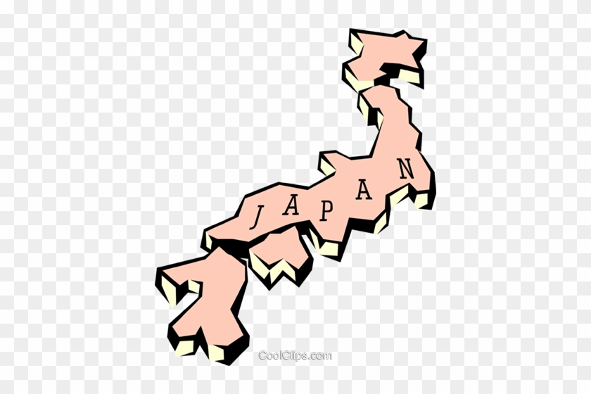 Japan Map Royalty Free Vector Clip Art Illustration - Japan Map Royalty Free Vector Clip Art Illustration #968446