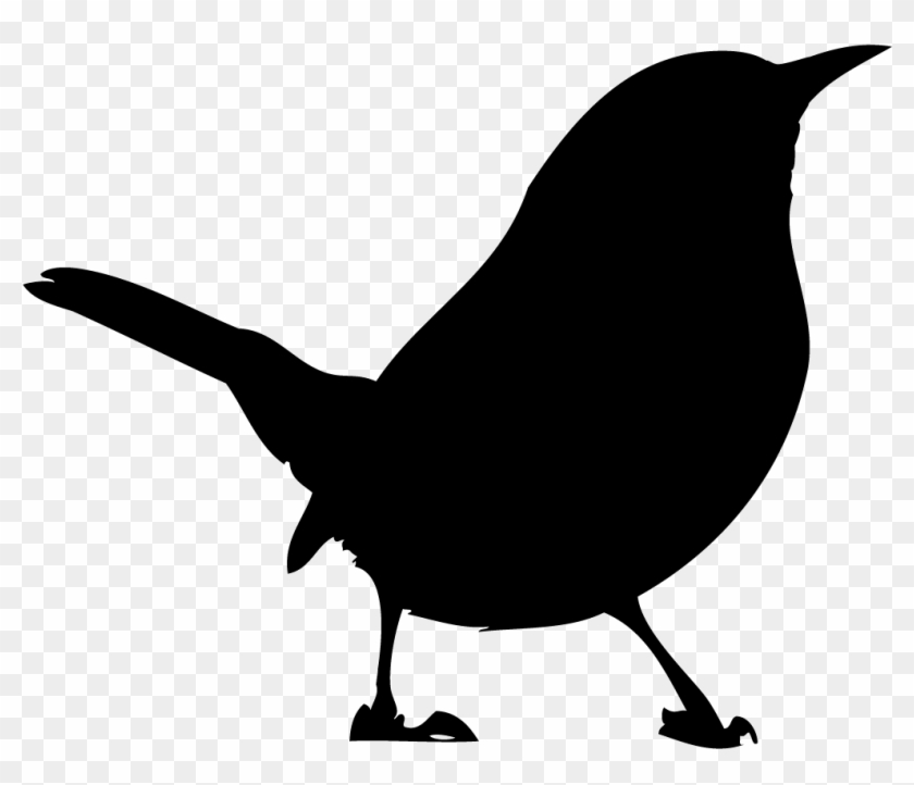 House Wren Overview, All About Birds, Cornell Lab Of - House Wren Silhouette #968472