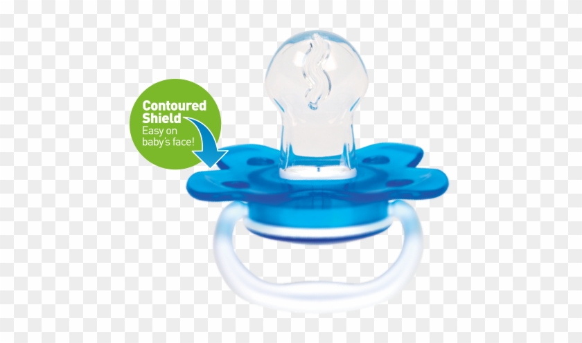 Prevent® Contoured - Dr. Brown's Prevent Butterfly Pacifiers - Blue (6-12 #968475