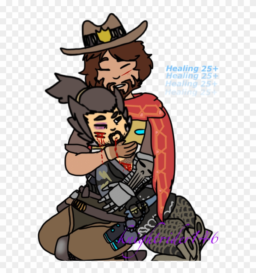 Mccree's Hugs Of Healing By Xxmchanzoxx - Cartoon #968587