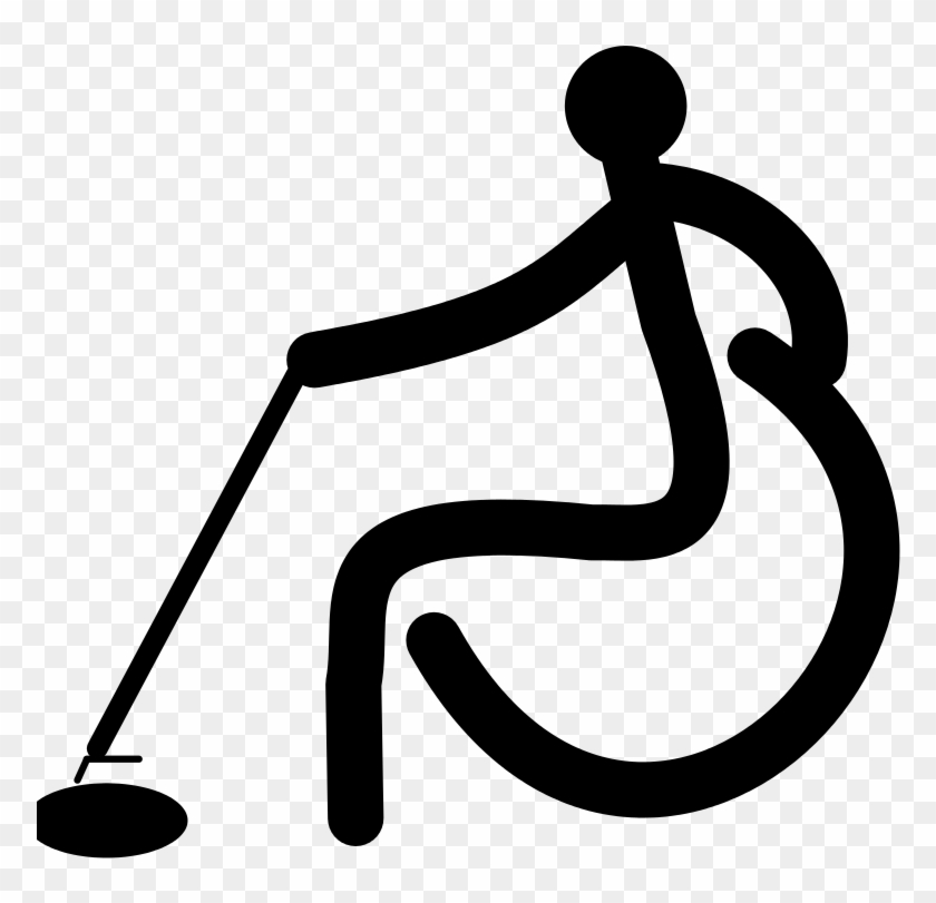 File - Wheelchair Curling - Paralympic Pictogram - - Boccia #968665