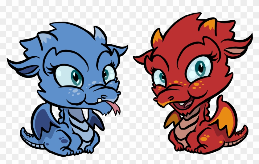 Energy Cute Dragons Pictures Chibi Kids Clipart Png - Cute Cartoon Baby Dragon #968772