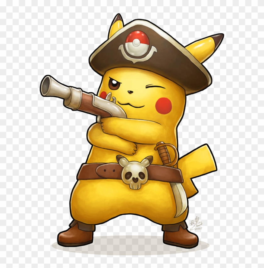 Captain Pikachu By Ry-spirit - Pikachu Pirate #968838