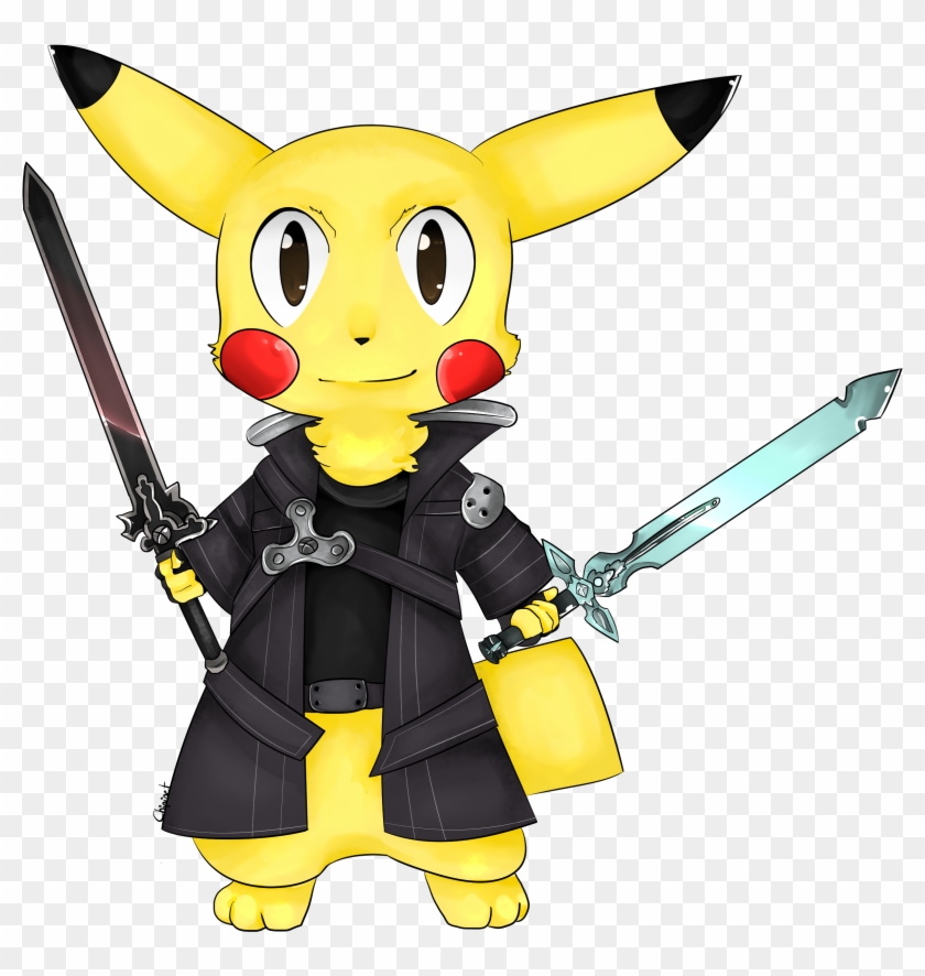 Une Fusion Entre Pikachu Et Kirito Pour Un Ami - Kirito #968843