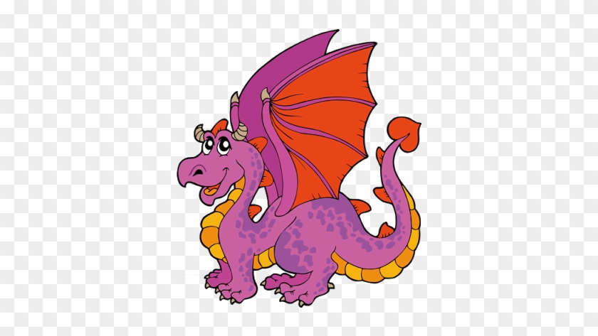 Dragon Clipart Flame - Nice Cartoon Dragon #968908