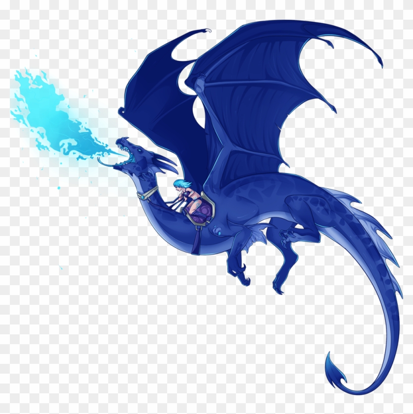 Blue Dragon Clipart Transparent - Dragon Rider Base #968914