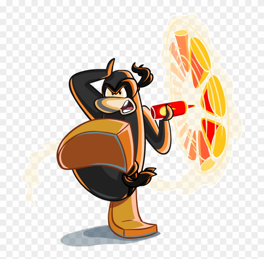 C-j Snow Beta Fire Ninja - Clip Art #968984
