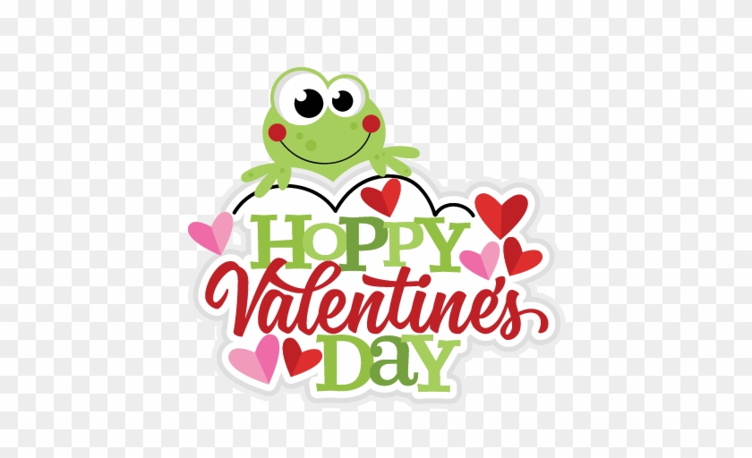 Hoppy Valentine's Day Svg Scrapbook Cut File Cute Clipart - Cartoon #969019