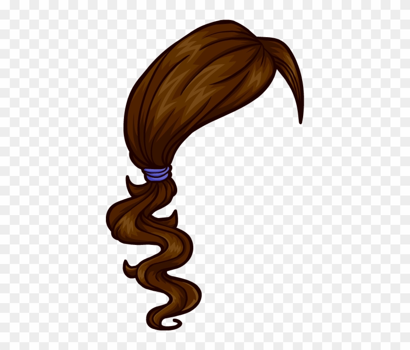 Free: Club Penguin Wig Hair , line cut hair transparent background PNG  clipart 