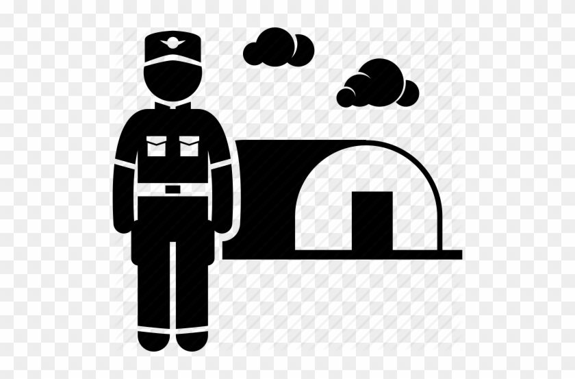 Military Clipart Army Base - Military Camp Icon Png #969039
