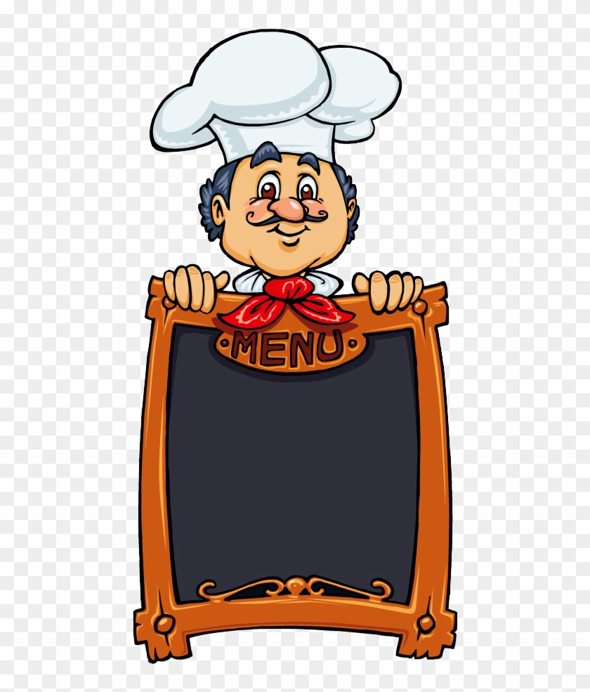 Chef Menú De Cocina Clip Art - Chef Vector #969091