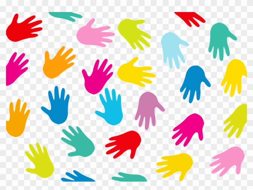 Es Modelos Que Buscan La Integración Laboral De Las - Colourful Hand Prints Png #969124