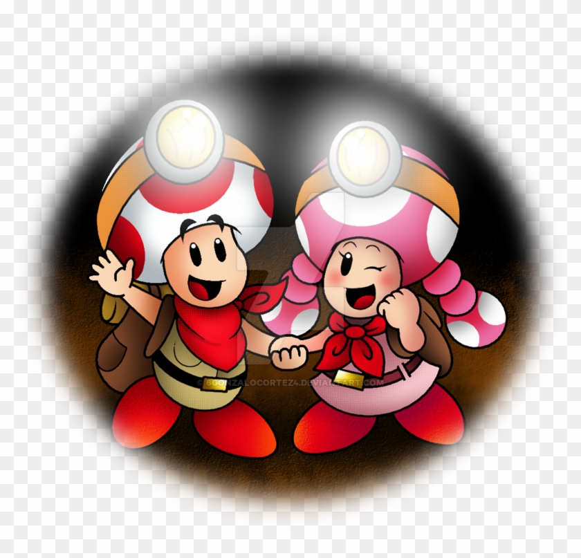 Captain Toad And Toadette By 6gonzalocortez4 D8fvrn2 - Captain Toad And Toadette #969283