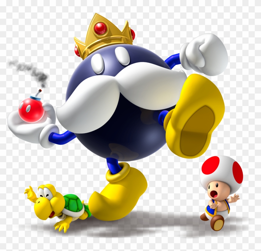 King Bob Omb Toad And Koopa Troopa Mario Party 9 Mutch - Mario Party 9 King Bob Omb #969298