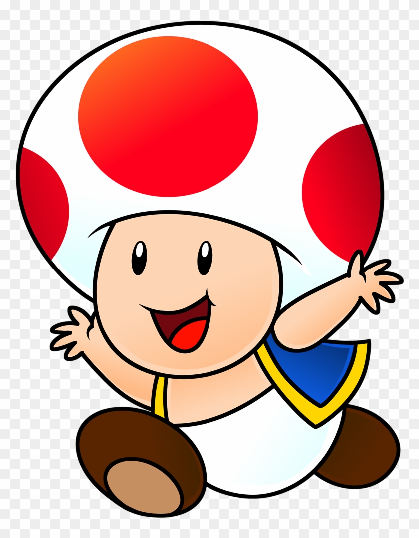 Super Mario Toad Nintendo If Nothing But Generic Toads - Cartoon - Free  Transparent PNG Clipart Images Download