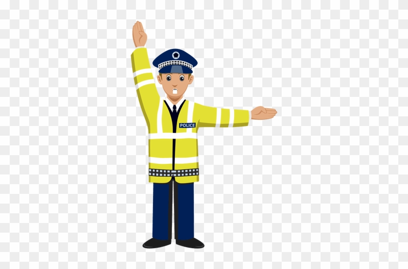 Traffic Police Signalling - Traffic Police Clipart #969350