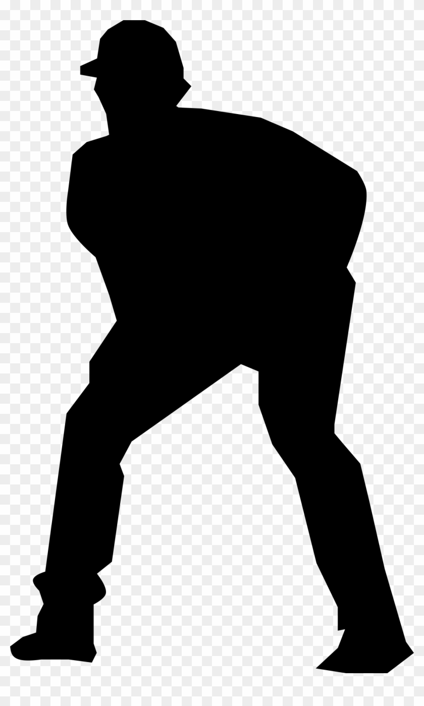 Clipart Baseball Fielder3 - Baseball Fielder Clipart #969387