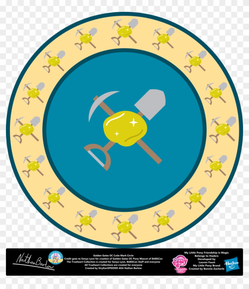 Golden Gates Oc Cutie Mark Circle By Strykarispeeder - Smiley Face Clip Art #969549