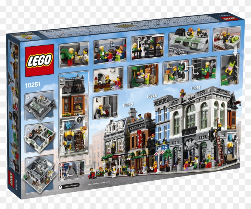 En Bas Un Visuel De La Banque En Compagnie Des Sets - Lego 10251 Brick Bank #969602