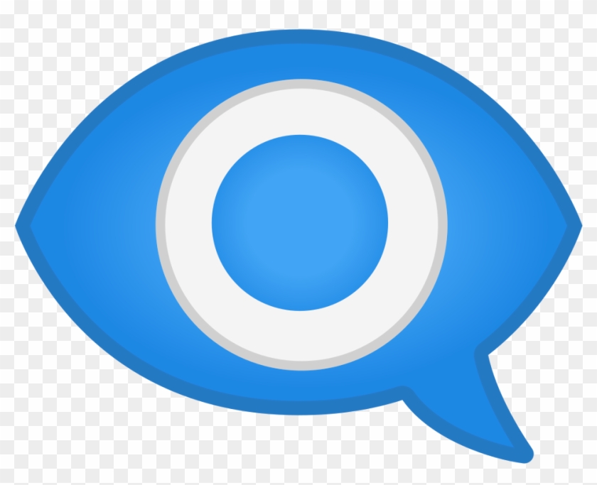 Eye In Speech Bubble Icon - Speech Balloon #969620