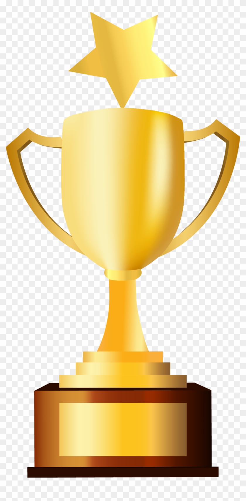 Trophy Prize Clip Art - Trofeo Con Estrella #969658