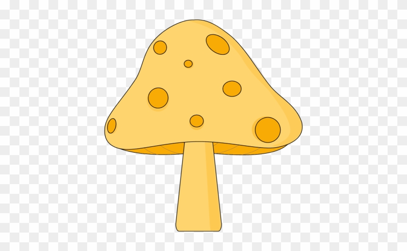 Yellow Spotted Mushroom - Mushroom Clipart #969685