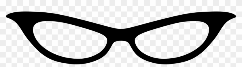 Eyeglasses1 Clip Art Cat Eye Glasses - Cat Eye Glasses Clipart #969821
