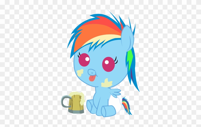 Baby Rainbowdash By Convoykaiser On Deviantart My Little - My Little Pony Rainbow Dash Baby #969988