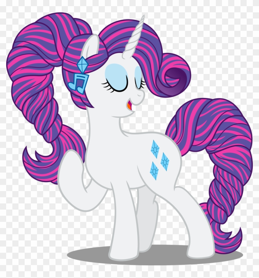 Theshadowstone 98 7 Pony Rockin' Hair - Rarity #970102