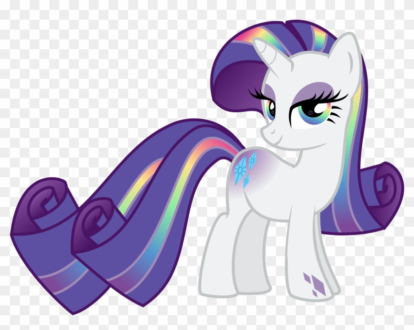 Rarity Wallpaper Hq - Mlp Vector Rainbow Fied Power #970115