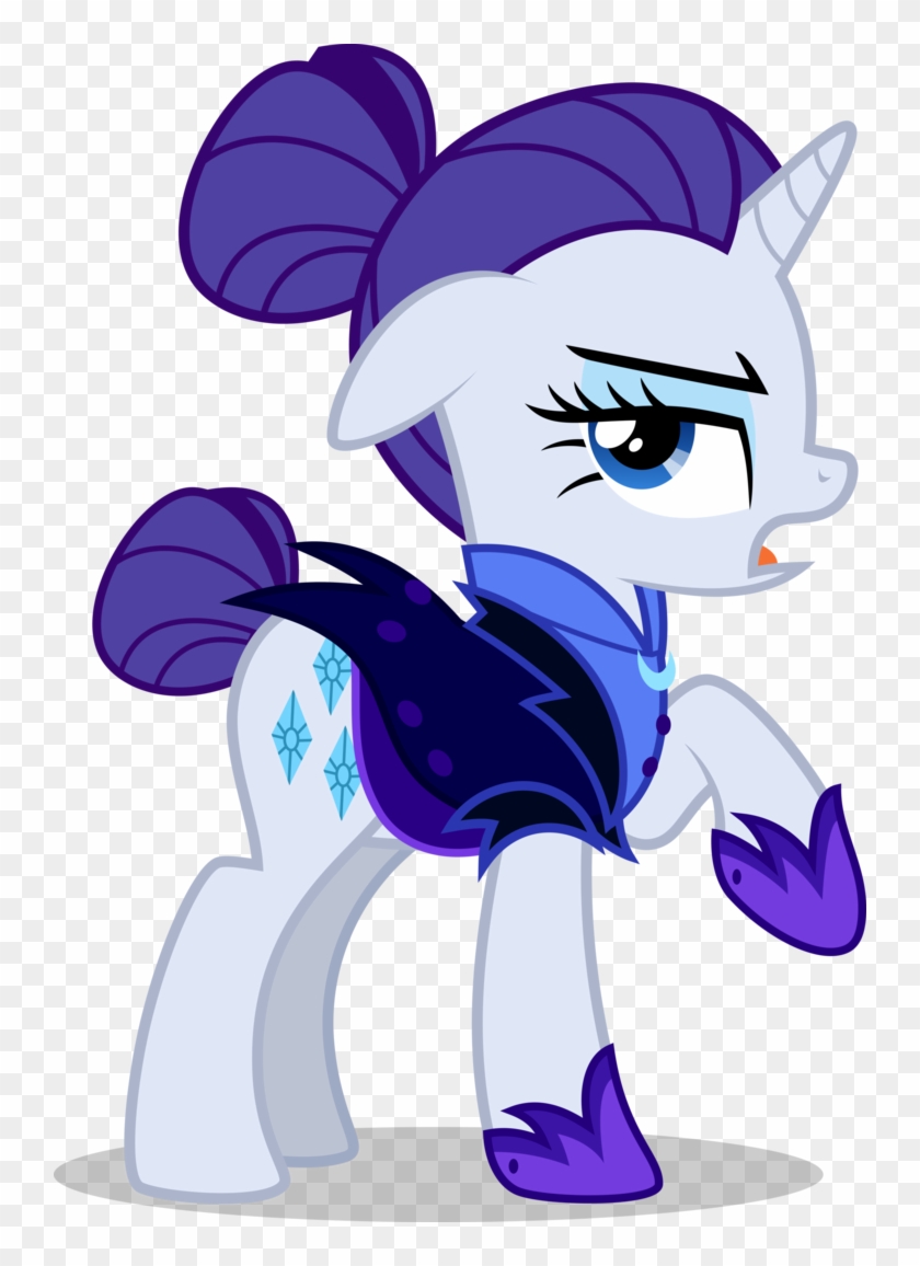 Maid Rarity Becomes Night Mare Moon's Maid - Mlp Rarity Nightmare Moon #970128