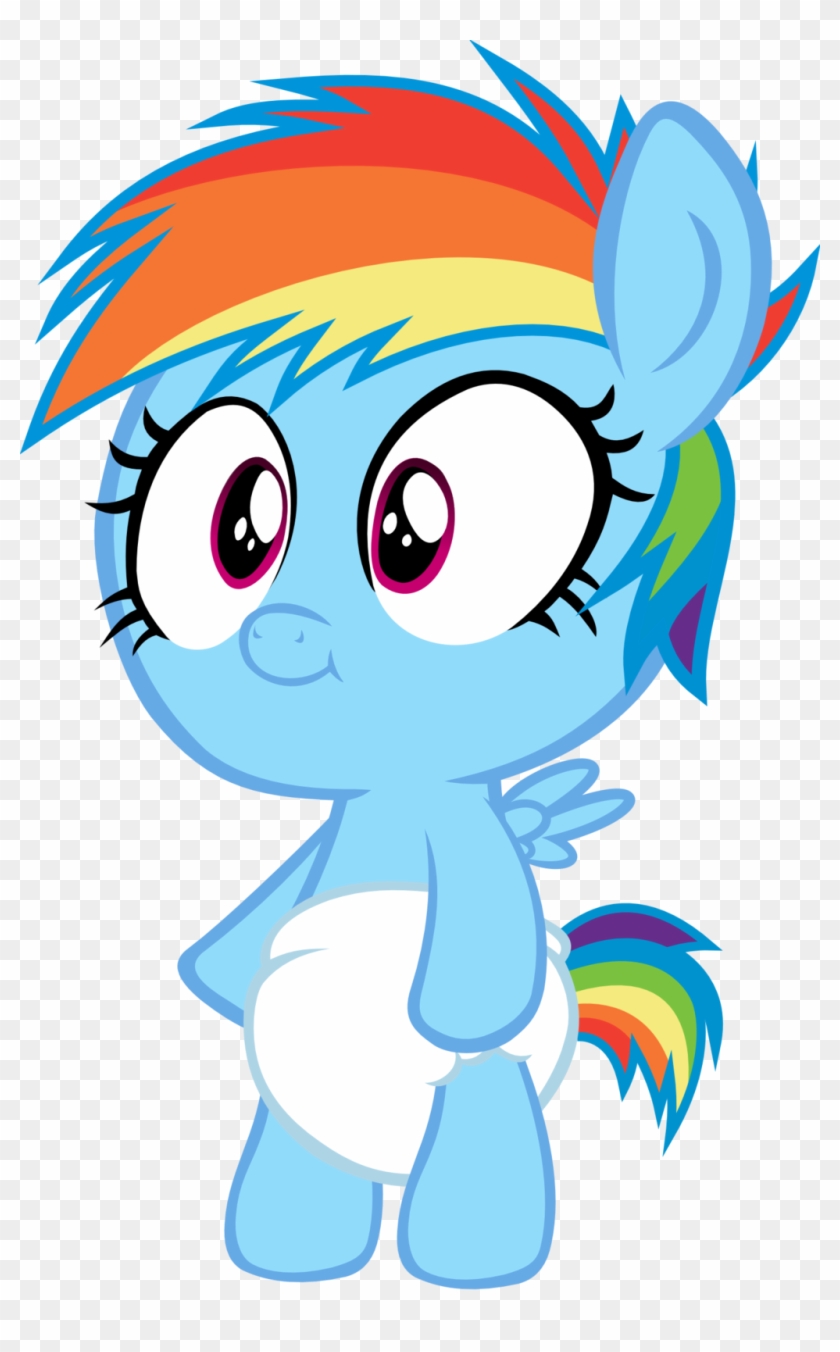 Rainbow Dash Baby - Rainbow Dash As A Baby #970155