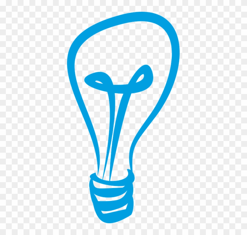 Light Bulb Clip Art 27, Buy Clip Art - Blue Lightbulb Clip Art #970156