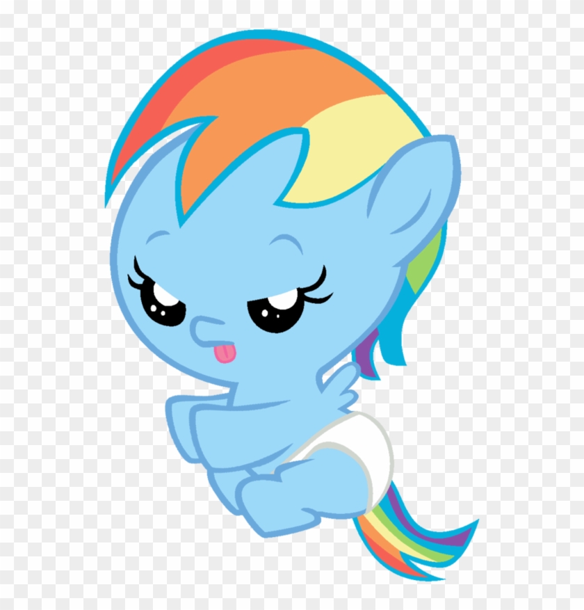 My Little Pony Rainbow Dash Baby Princess - Baby My Little Pony Fin #970158