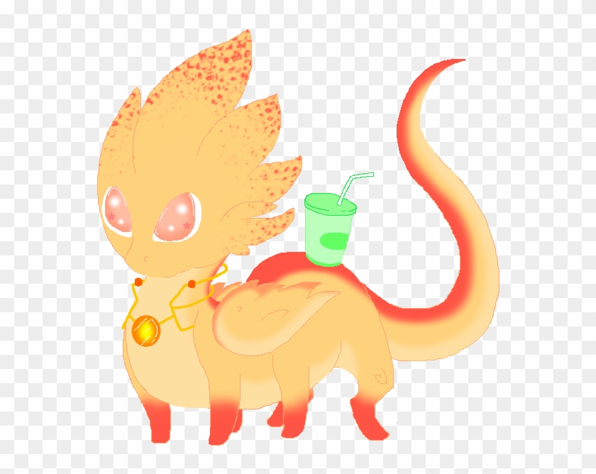 Princessamity, Chibi, Cup, Dragon, Necklace, Oc, Oc - Cartoon #970194